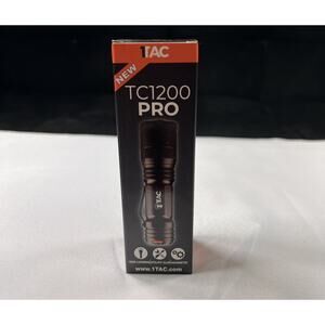 Brand New In Box-Genuine TC1200 PRO Tactical LED Flashlight 1200 Lumens 5 Modes